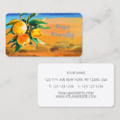 Orangenhain Visitenkarte (Vorne/Hinten)