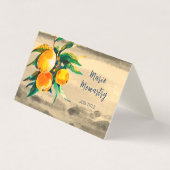 Orangenhain Visitenkarten (Vorderseite)