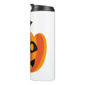 Orangenhalloween Thermosbecher (Nach rechts gedreht)