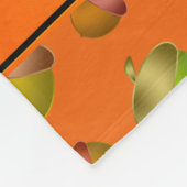 Orangenhorn, personalisiert fleecedecke (Ecke)