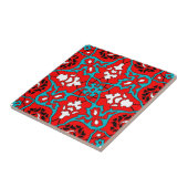 Orangenkacheln Fliese (Seite)