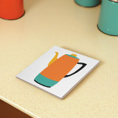 Orangenkaffee Fliese