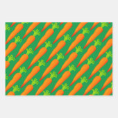 Orangenkarotten-Pflanze Geschenkpapier Set (Vorderseite 3)