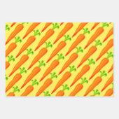 Orangenkarotten-Pflanze Geschenkpapier Set (Vorderseite 2)