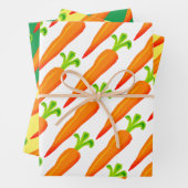 Orangenkarotten-Pflanze Geschenkpapier Set (Beispiel)