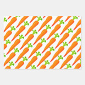 Orangenkarotten-Pflanze Geschenkpapier Set (Vorderseite)