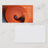 Orangenkarte Visitenkarte (Vorne/Hinten)