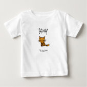 Orangenkatze Baby T-shirt (Vorderseite)