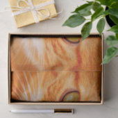 Orangenkatzenpapier Seidenpapier (Geschenk)