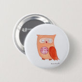 Orangenkauz Button (Vorne & Hinten)