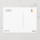 Orangenkauz Postkarte (Rückseite)