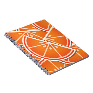 Orangenkeile aus Blut Notizblock