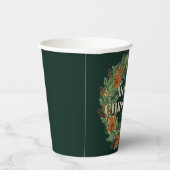 Orangenkiefer Rosengarten Grün Pappbecher (Rechts)