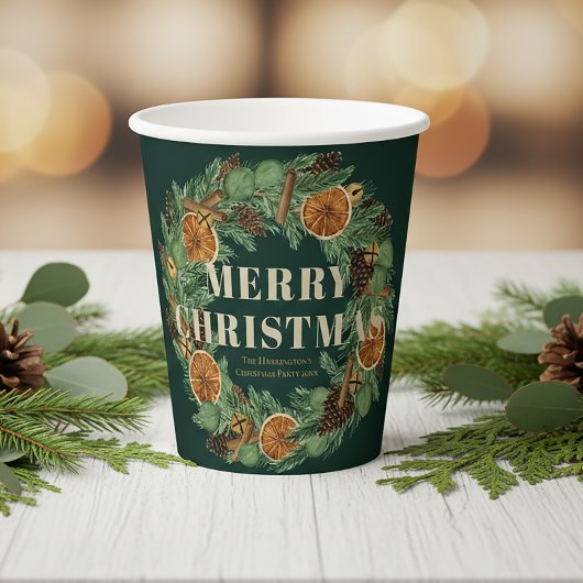 Orangenkiefer Rosengarten Grün Pappbecher