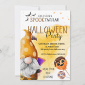 Orangenknochen spoktacular Kinder Halloween-Party Einladung (Vorderseite)
