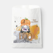 Orangenknochenkinder von BOO zwischen Trick oder T Geschenktütchen (Vorderseite)