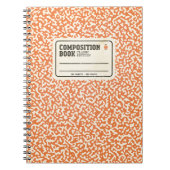 Orangenkomposition Notizblock (Vorderseite)