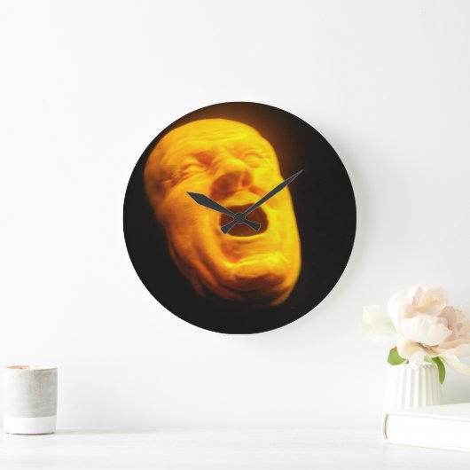 Orangenkopf Große Wanduhr (Zuhause)