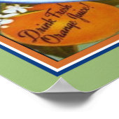 Orangenkratenlabel der 40er Jahre Poster (Ecke)