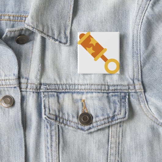 Orangenkraut Button (Beispiel)