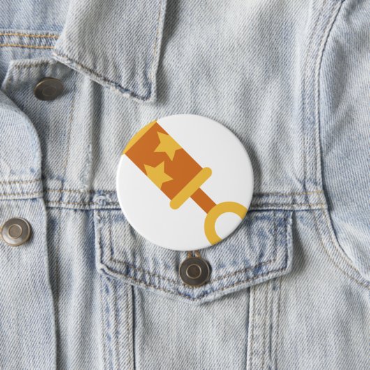 Orangenkraut Button (Beispiel)