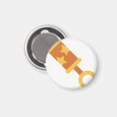 Orangenkraut Magnet (Vorderseite/Rückseite)