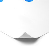 Orangenktopus Poster (Ecke)