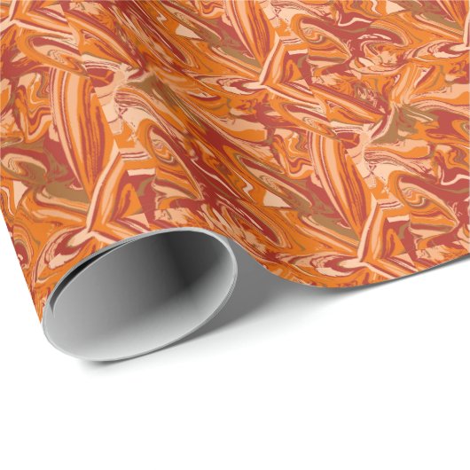 Orangenkuchen Geschenkpapier (Rolleneckpunkt)