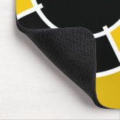 Orangenkugel Mousepad (Ecke)