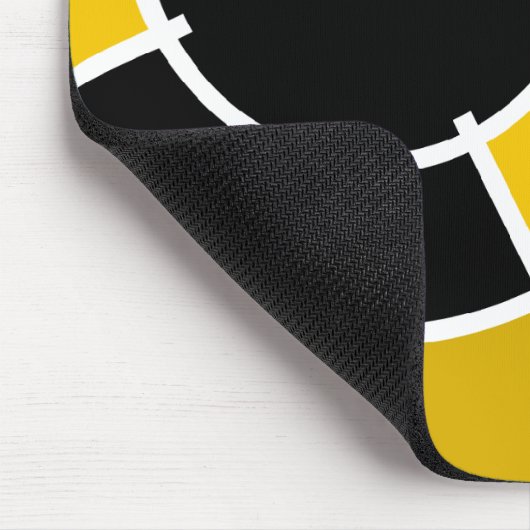 Orangenkugel Mousepad (Ecke)