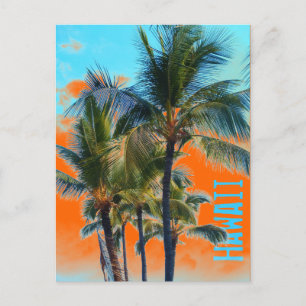 Orangenkunst aus Hawaii Postkarte