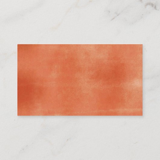 Orangenkürbis Babydusche - Windeln Begleitkarte (Rückseite)