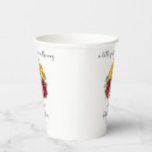 Orangenkürbis-Dusche Pappbecher (Rechts)