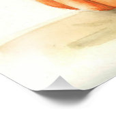 Orangenkürbis Fotodruck (Ecke)