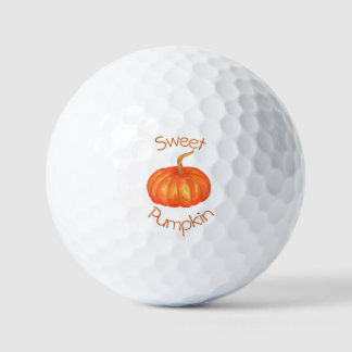 Orangenkürbis Golfball