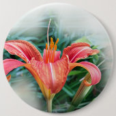 Orangenlilie Button (Vorderseite)