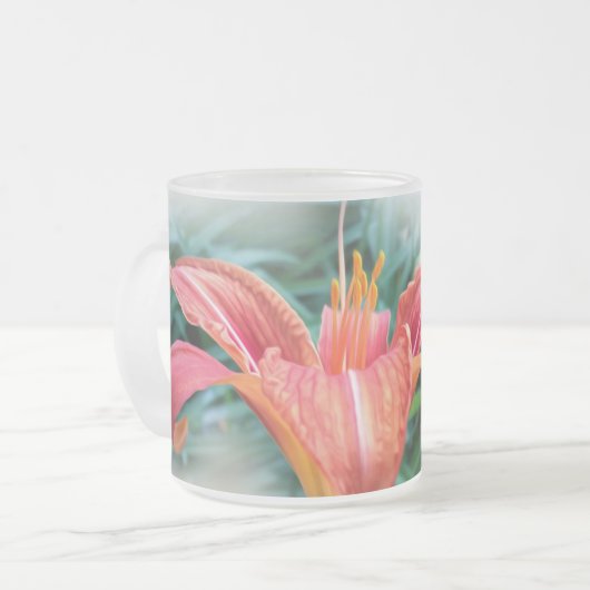 Orangenlilie Mattglastasse (Vorderseite Links)