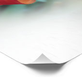Orangenlilie Poster (Ecke)