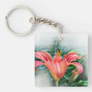 Orangenlilie Schlüsselanhänger