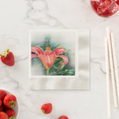 Orangenlilie Serviette (Beispiel)