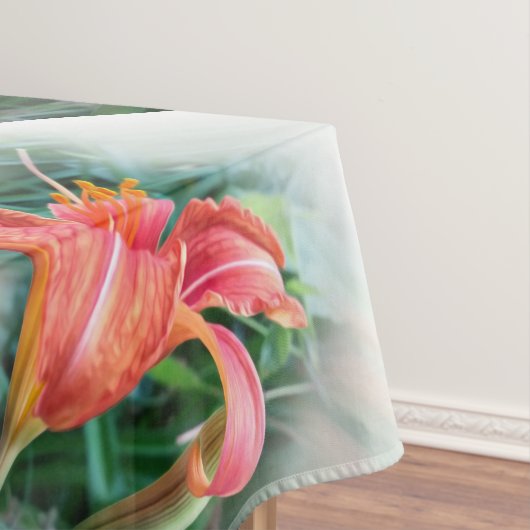 Orangenlilie Tischdecke (Beispiel)