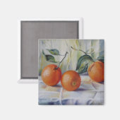 Orangenmagnet Magnet (Vorderseite/Rückseite)