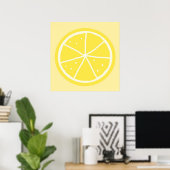 Orangenmalerei Poster (Heimbüro)