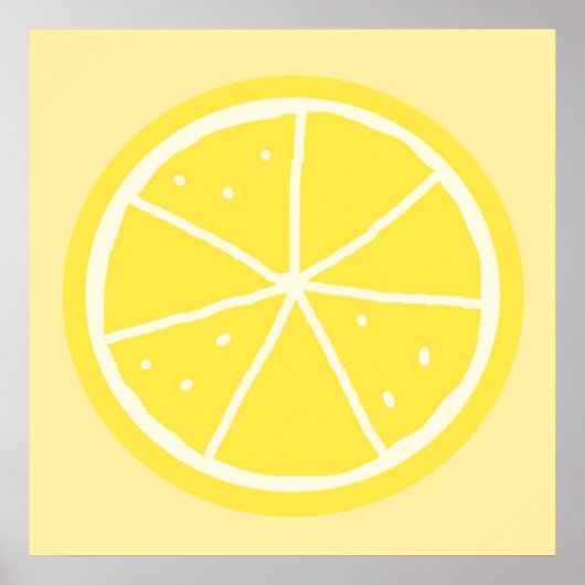 Orangenmalerei Poster (Vorne)