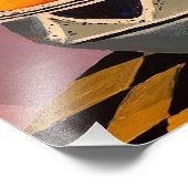 Orangenmalerei: Vergrößerung des Fotos Fotodruck (Ecke)