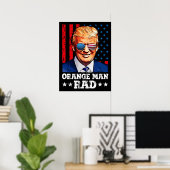 Orangenmann krass, pro trump poster (Heimbüro)