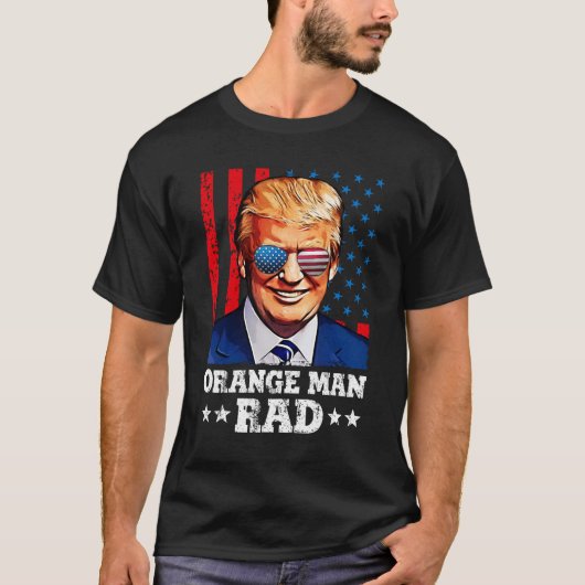 Orangenmann krass, pro trump T-Shirt (Vorderseite)
