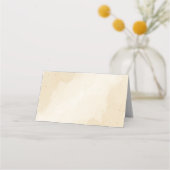 Orangenmarinade-Blume botanische Hochzeit Platzkarte (Rückseite)