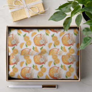 Orangenmarmelade-Geschenkpapier Seidenpapier
