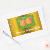 Orangenmarmelade Rechteckiger Aufkleber (Umschlag)